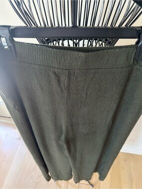 Velvet by Graham & Spencer Olive Green Wide Leg Pants